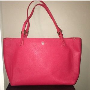 Large Red Tory Burch Tote